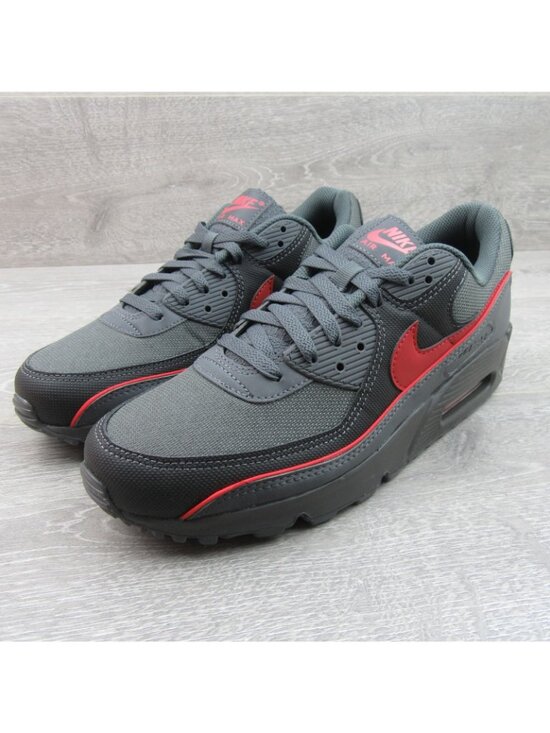 Nike Air Max 90 Premium Men\'s Size 11 Iron Grey Red Shoes NEW main image 15